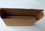 Brown Box packaging Wooden cork coaster Customized size and printed logo for