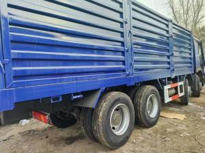Quality Sinotruck HOWO Blue 8*4 Box Truck 10tires Secondhand Truck with 6×4 Drive Wheel wholesale