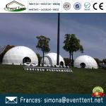 Temporary insulated structure dome tent, soundproof dome tent camping glamping