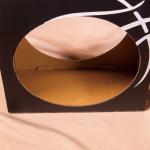 3 Ply E Flute Rigid Corrugated Paper Display Box For Basketball Football