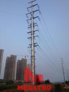 Dead end  transmission pole