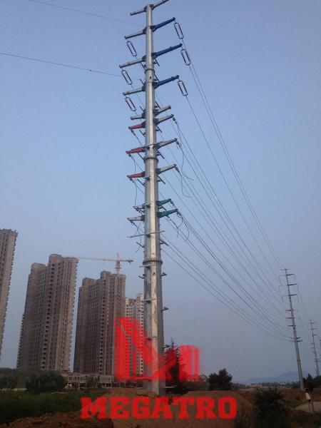 Cheap Dead end  transmission pole for sale