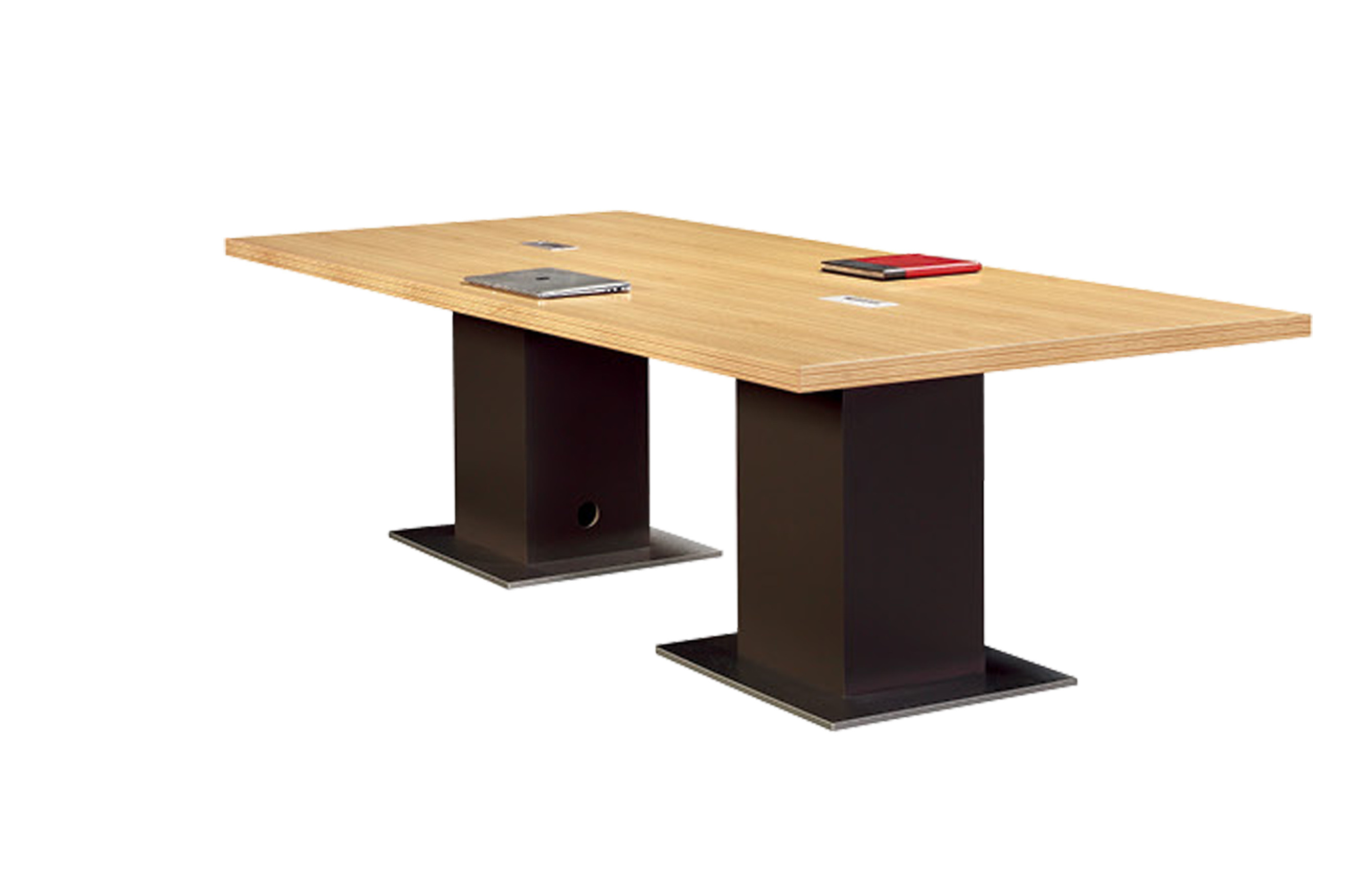 2.4m Modern Conference Room Tables Melamine Faced Chipboard Office Furniture