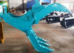 Wide Design Mechanical Grapple / Grab for Kobelco SK200 Excavator