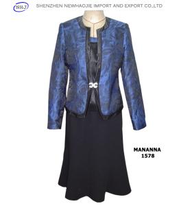 Quality new fashion style 3-pieces ladies designer skirt suits wholesale