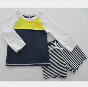 Quality Long Sleeve Swimming Top Cute Baby Swimsuits Bond Lycra baby boy swimming suit wholesale