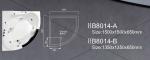 Sanitary wares, Bathtubs, Jacuzzi, Massage bathtub,WHIRLPOOL HB8014-A.B