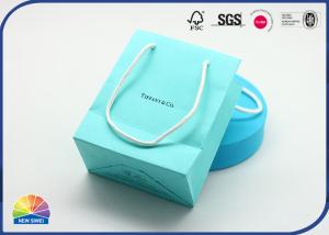 Quality Recyclable Paper Wedding Gift Bags Personalized Silver Hot Stamping wholesale