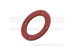 Silicone Flat Rubber Sealing Washers , Anti Oxidation Soft Rubber Gasket
