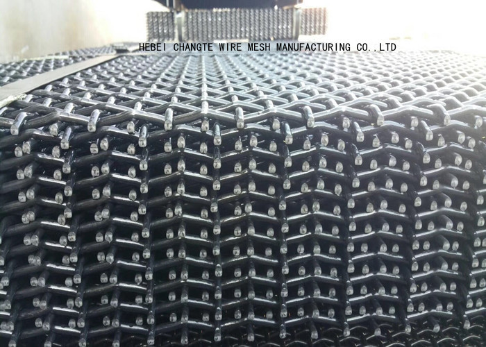 High Carbon Steel 65mn 3m X 3m Crimped Woven Wire Mesh With Hook