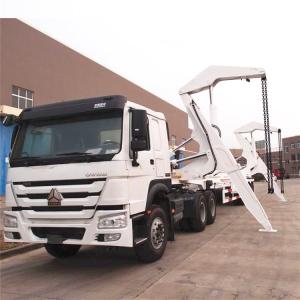 Quality CIMC 20Ft 40Ft Container Side Loading Trailer 3 Axles wholesale
