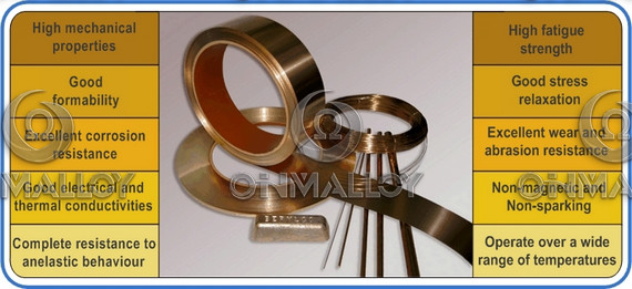 UNS C17200 Beryllium Copper Sheet ASTM B194 CuBe Grade