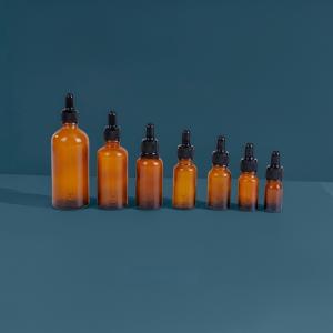 Quality 5-100ml essential oil dropper bottle brown glass cosmetics bottle wholesale