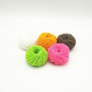 Quality Non Scratching Polyester Fiber Scourer Wear Resistant Without Hurting Hands wholesale