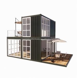 Quality 20ft Prefab Shipping Tiny Houses Container House Movable Prefabricated House for Shop in Chinese Design Style wholesale