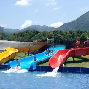 Quality Large Capacity Amusement Park Water Slide Hotel Water Slide Wear Resistance wholesale