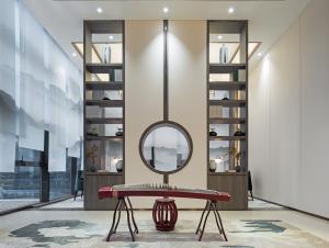 Quality Waiting Room Hotel Project Furniture With Cupboard wholesale
