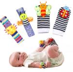 Baby watch with wrist, sock, sock sleeve, baby bracelet, ringing bell