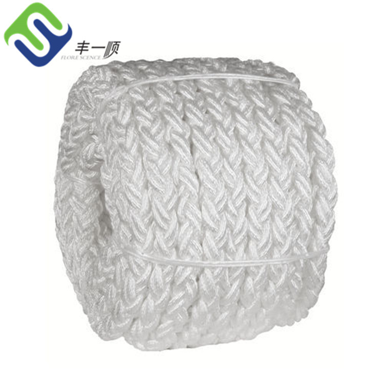 UV Resistance Braided 8 Strand Polyester Ropes Mooring Ropes With Class Certificates