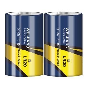 Quality Mercury Free Alkaline Battery D Size 1.5V ZnO2 Alkaline D Size Battery wholesale