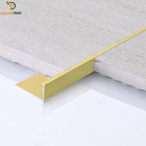 Quality Tile Trim 10mm / 15mm Aluminum Profiles For Tile Finishing Factory wholesale