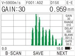 Unique Multiple Wave Check Method TG5500DL Series Ultrasonic Thickness Gauge