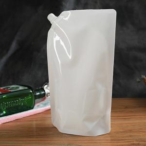 Quality White Hand Sanitizer 60mic Liquid Packaging Pouch Detergent Juice Filling Pouch wholesale