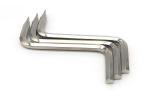 18-8 Stainless Steel L Type Wrench Flat Head Hex Allen Key 4mm 6mm 8mm