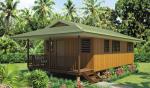 Large House Natural Prefabricated Wooden House With Comfortable Terrace Bedroom