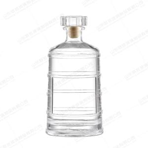 Quality Rubber Stopper Sealing Type Big Glass Bottle Manufacture for Vodka Bottles wholesale
