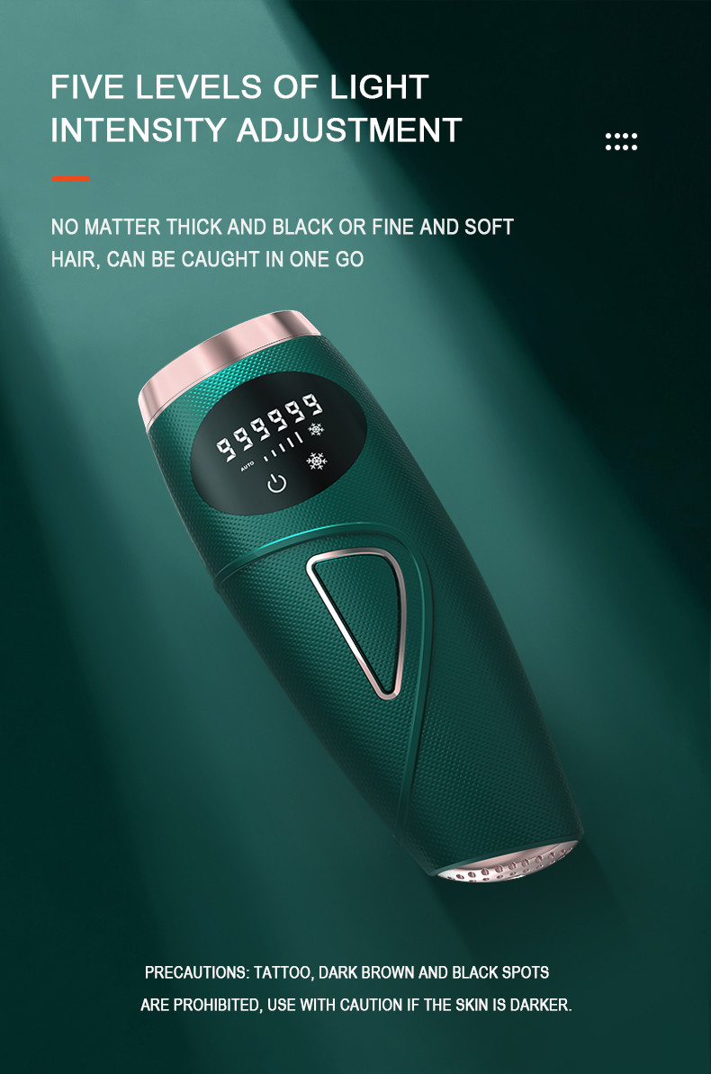 Professional 48W 999999 Flashes Home Laser Hair Removal Device