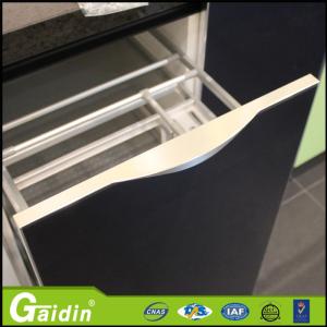 Quality office contemporary anodized foggy siver aluminum furniture handle wholesale