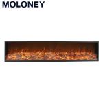 80 Inch Wall Insert Fireplace Without Heat Electric Flat Panel Indoor Used