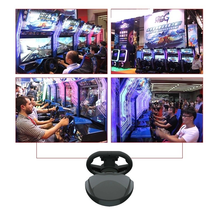 37" LCD Monitor Racing Arcade Machine / Car Racing Simulator Games