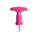 Wine bottle opener plastic 8*12cm four colors logo customized