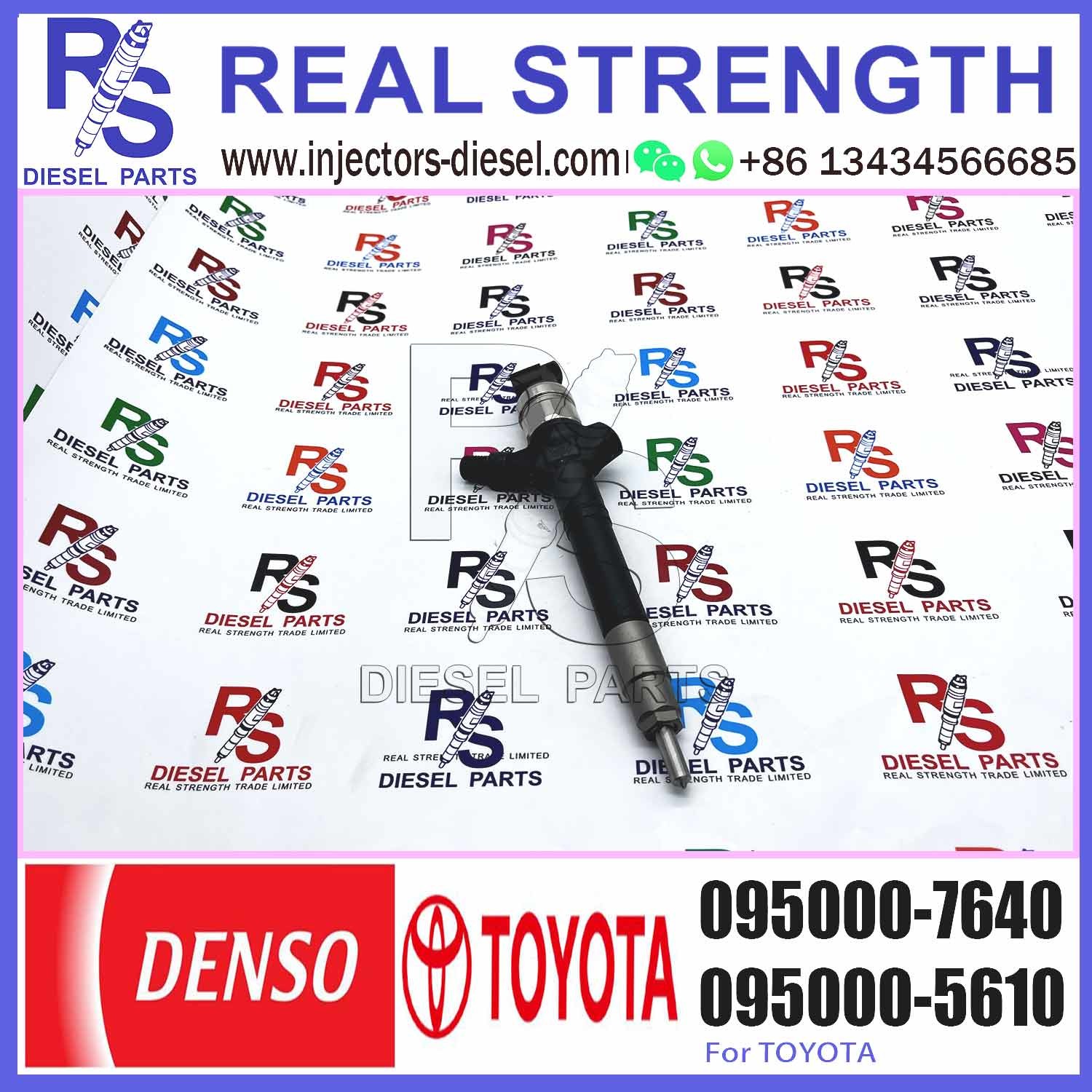 New Genuine Diesel Fuel Injector 23670-0R170 23670-0R120 23670-0R070 23670-0R020 23670-09140 0950007640 095000-7640