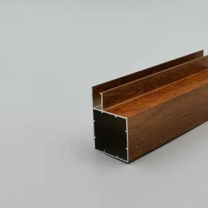 Quality Wood Finish Kitchen Cabinet Aluminium Extrusion Anodising For Israel wholesale