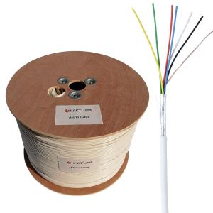 Quality 5000000000 6x0.22mm2 Shielded Stranded CCA PVC Insulation CPR Eca Alarm Control Cable wholesale