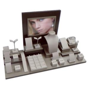 Quality Chocolate Jewelry Display Stands 24 Piece Showing Set With Promotion Photo wholesale