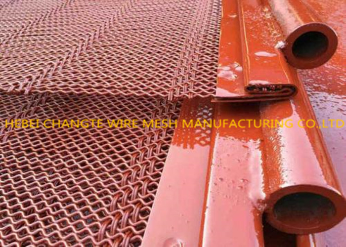 65mn Spring Steel 2.8mm Mine Quarry Self Cleaning Screen Mesh