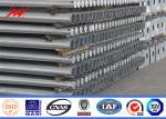 6m 7m 8m Flange Type Street Light Steel Pole For Road And Highway