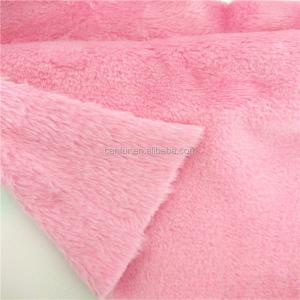Quality Fabric 100% Polyester Flannel Fleece Tricot Printed Canfur0680 500m Plain 160cm 58/60 wholesale