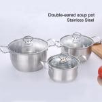 New Product Stainless Steel Cookware Cooking Pot Stock Pot Cookware Soup Pots