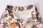 Elastic Waist Womens Camo Jogger Pants 98% Cotton 2% Spandex