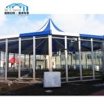 Colorful Glass Circus High Peak Tent Temporary Structure For Trade Events