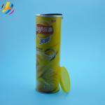 CMYK Color Pringle Potato Chip Paper Tube Food Packaging