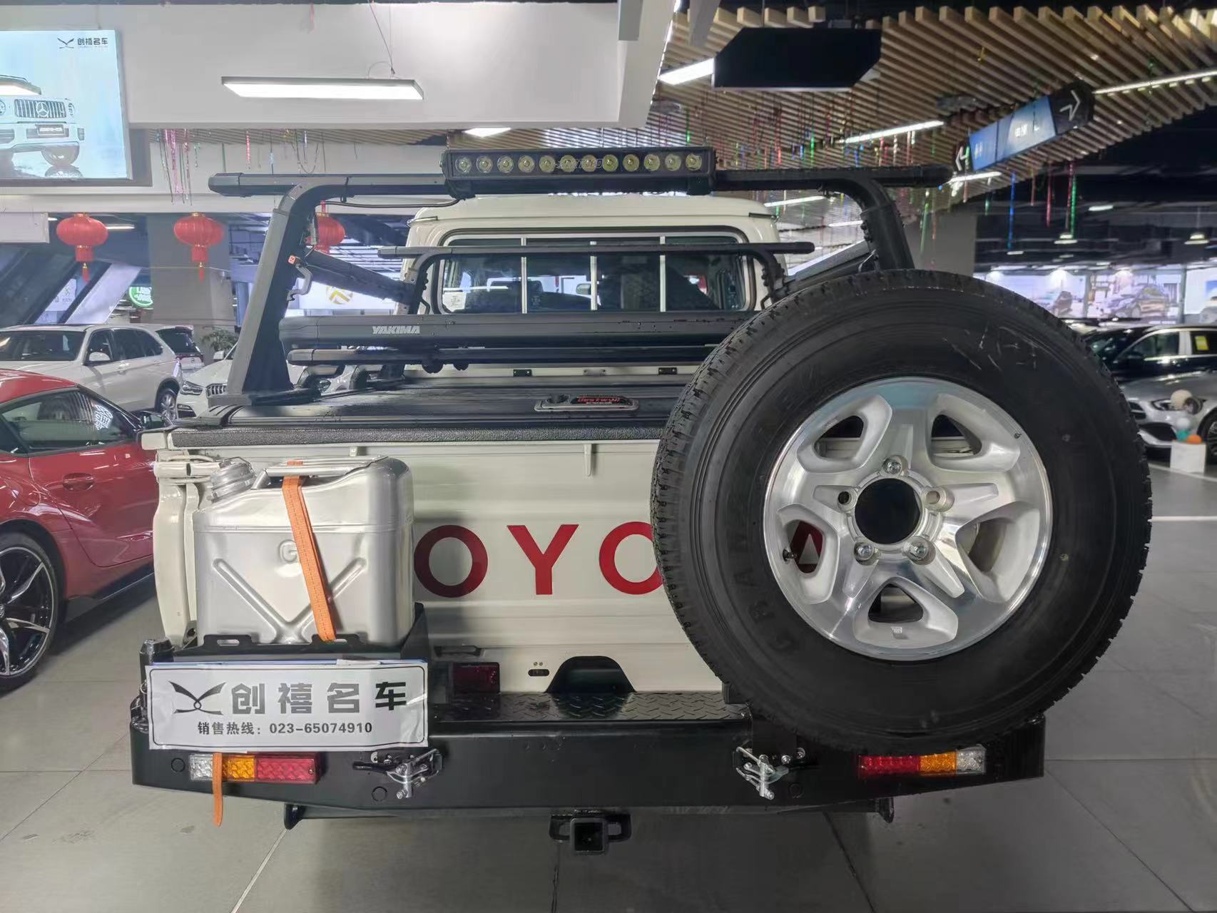 Add Style and Functionality to Your Toyota LC79 with Rear Bumper and Tire Carrier