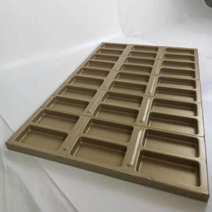 Quality PTFE 0.8mm 920x600x33.5mm Industrial Baking Pan Gold Cookie Sheet wholesale