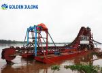 Durable Performance Chain Ladder Dredger 60 Bucket Gold Mining Dredger For Hard