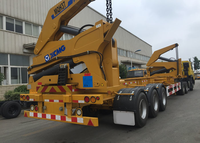 Tri-Axle Side Lifter Container Side Loader Trailer For 20 Ft 40ft Container